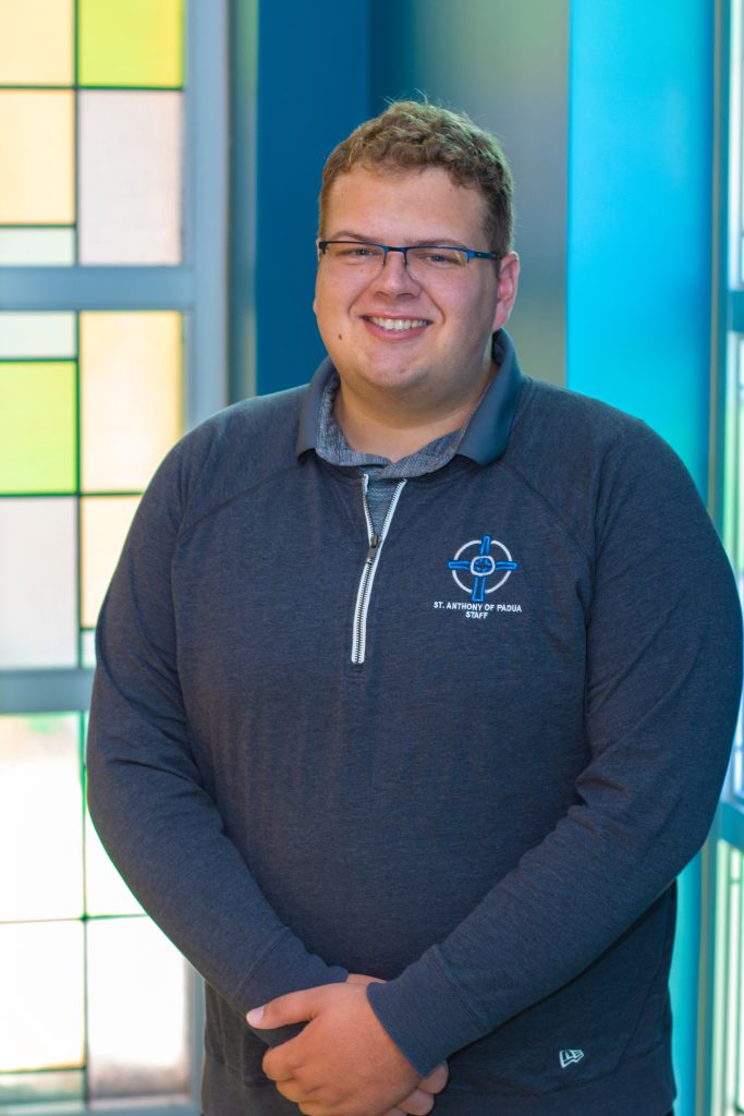 Ben Novitsky, communications coordinator for St. Anthony of Padua Parish & School